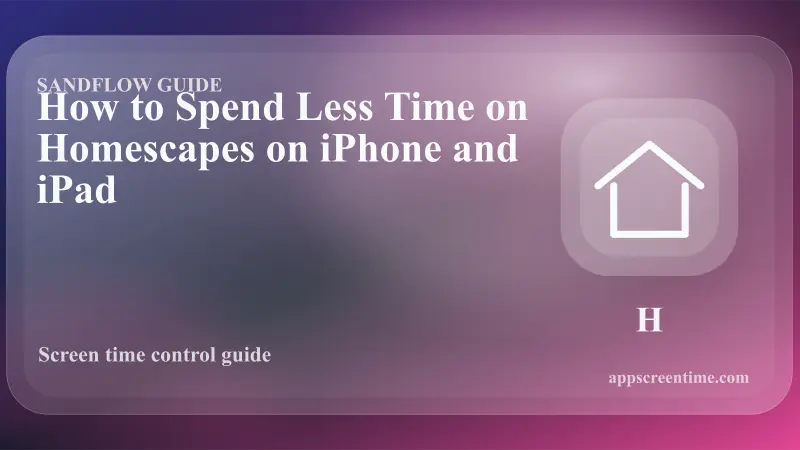 How to Spend Less Time on Homescapes on iPhone and iPad