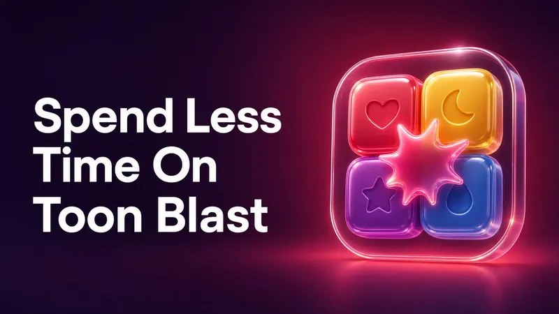 How to Spend Less Time on Toon Blast on iPhone and iPad