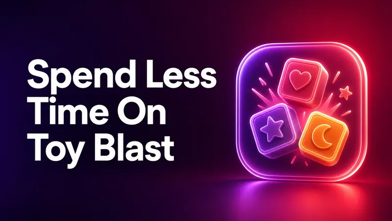 How to Spend Less Time on Toy Blast on iPhone and iPad