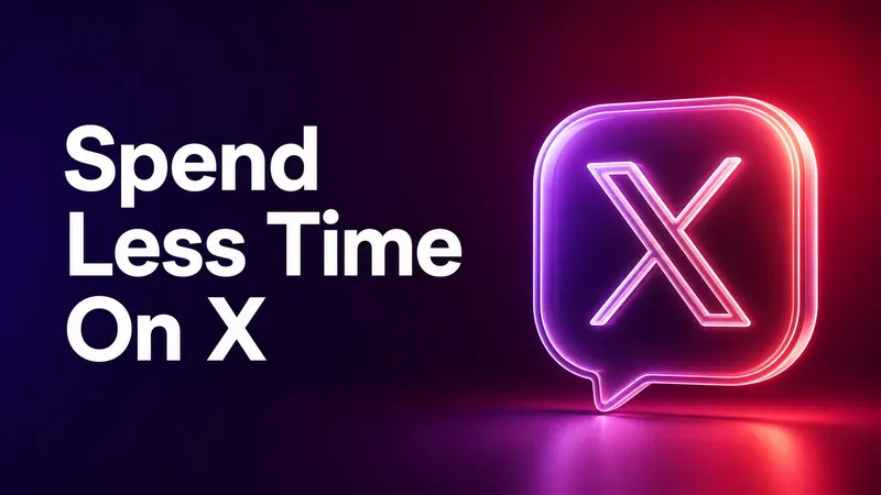 How to Spend Less Time on X / Twitter on iPhone