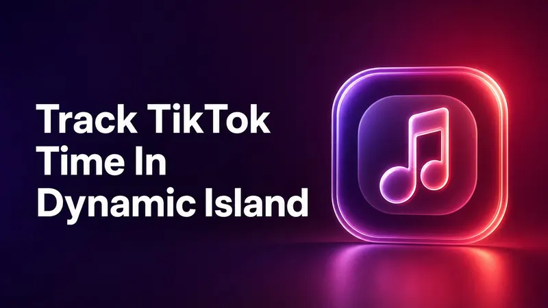 Track TikTok sessions in Dynamic Island with Sandflow so short-video scrolling stays visible before the session gets away from you.