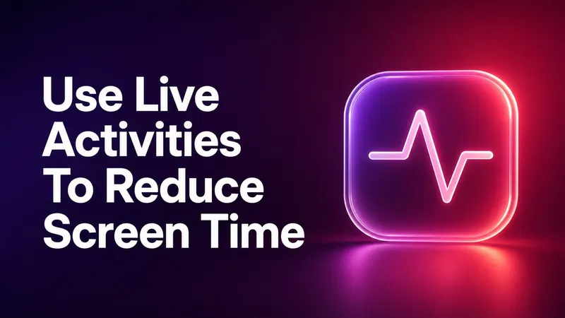 Use iPhone Live Activities as a real-time screen time cue with Sandflow, so distracting app sessions stay visible on the Lock Screen and Dynamic Island.