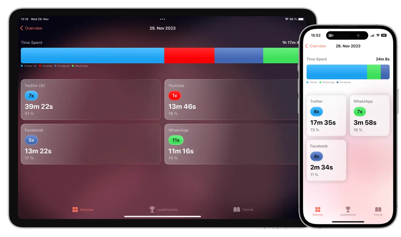 Sandflow app usage insights for better self-awareness